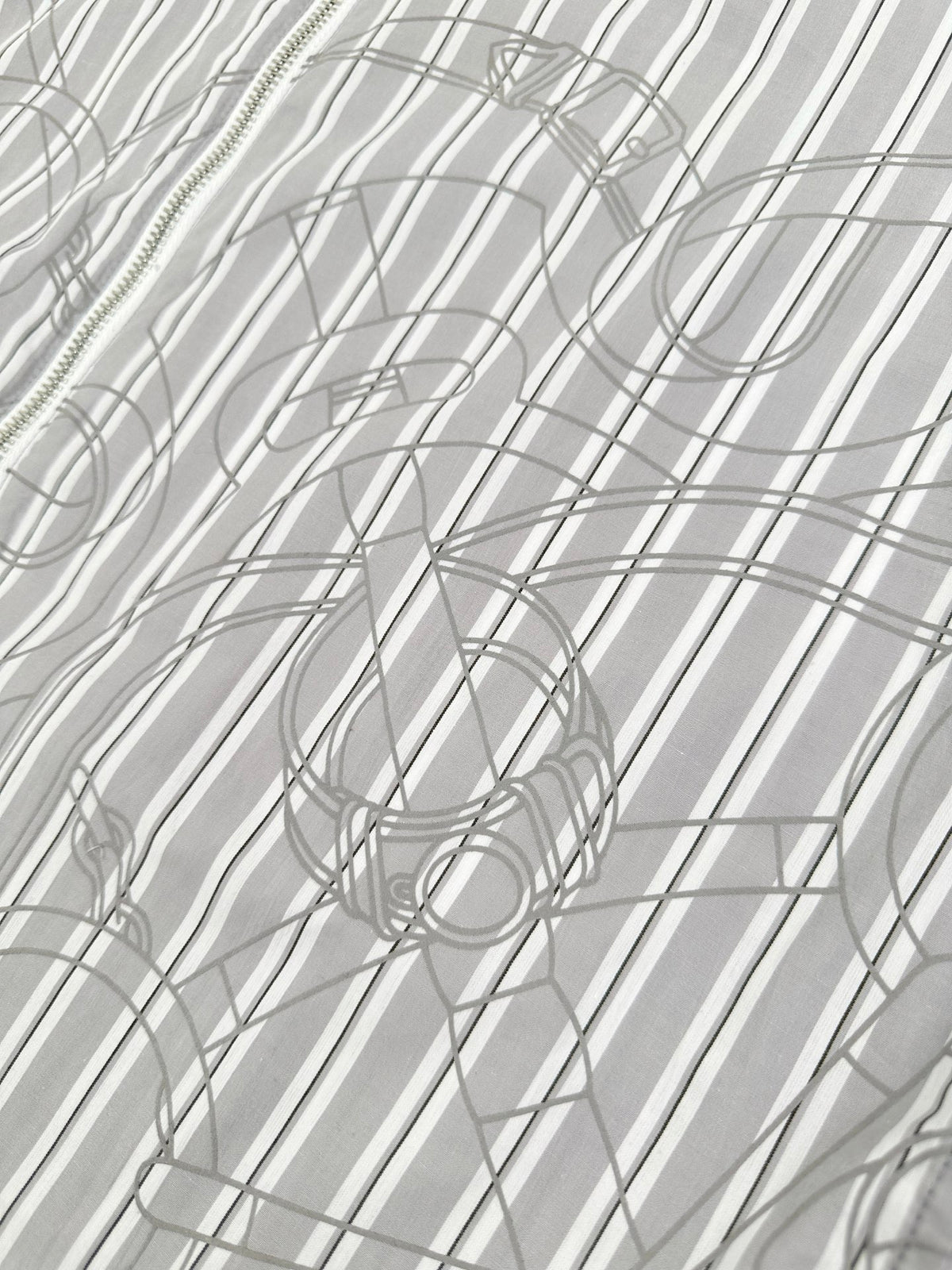 2026 new model H logo printed striped coat (BB4009-C00)