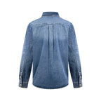 2026 new model Ce label-attached denim shirt (BB4019-B35)