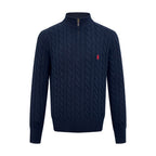 2026 New RL Decorative Knot Zip Knit Sweater (25274-B30)