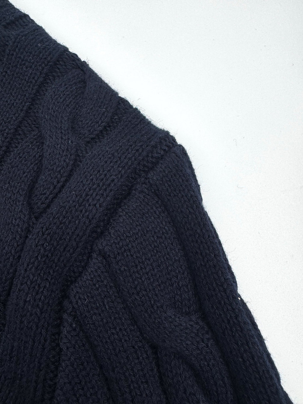 2026 New RL Decorative Knot Zip Knit Sweater (25274-B30)