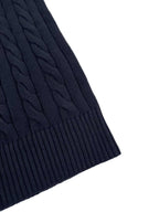 2026 New RL Decorative Knot Zip Knit Sweater (25274-B30)