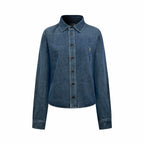 2026 Women's Saint L Embroidered Denim Shirt (EE444)