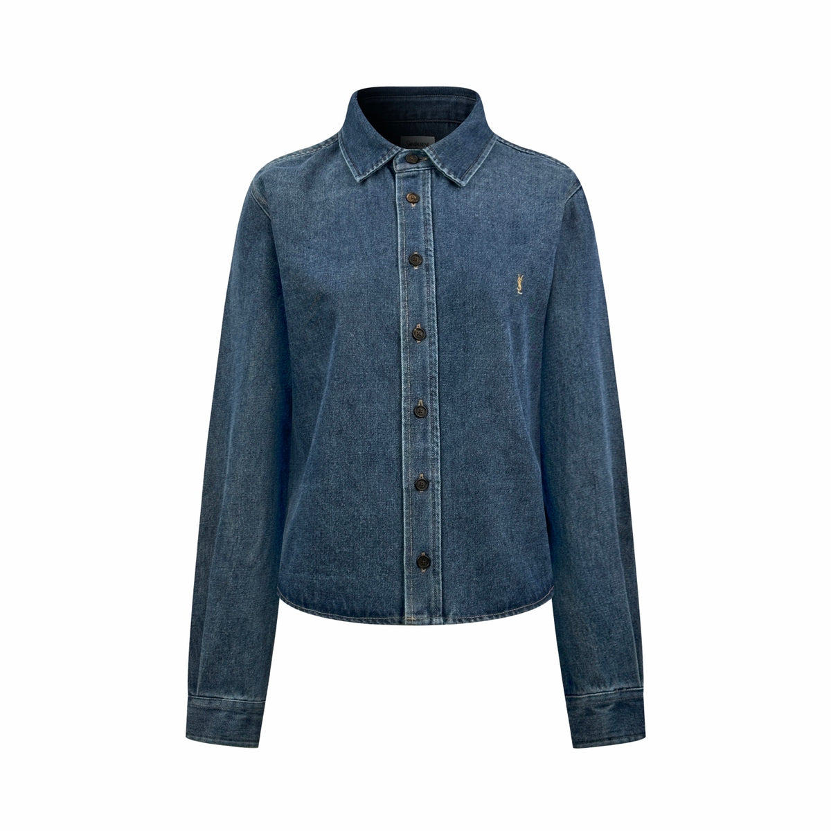2026 Women's Saint L Embroidered Denim Shirt (EE444)