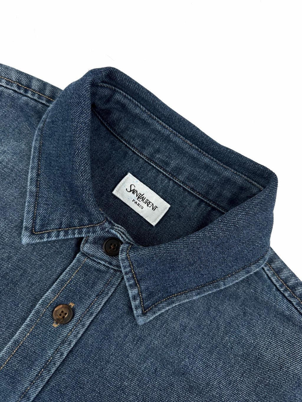 2026 Women's Saint L Embroidered Denim Shirt (EE444)