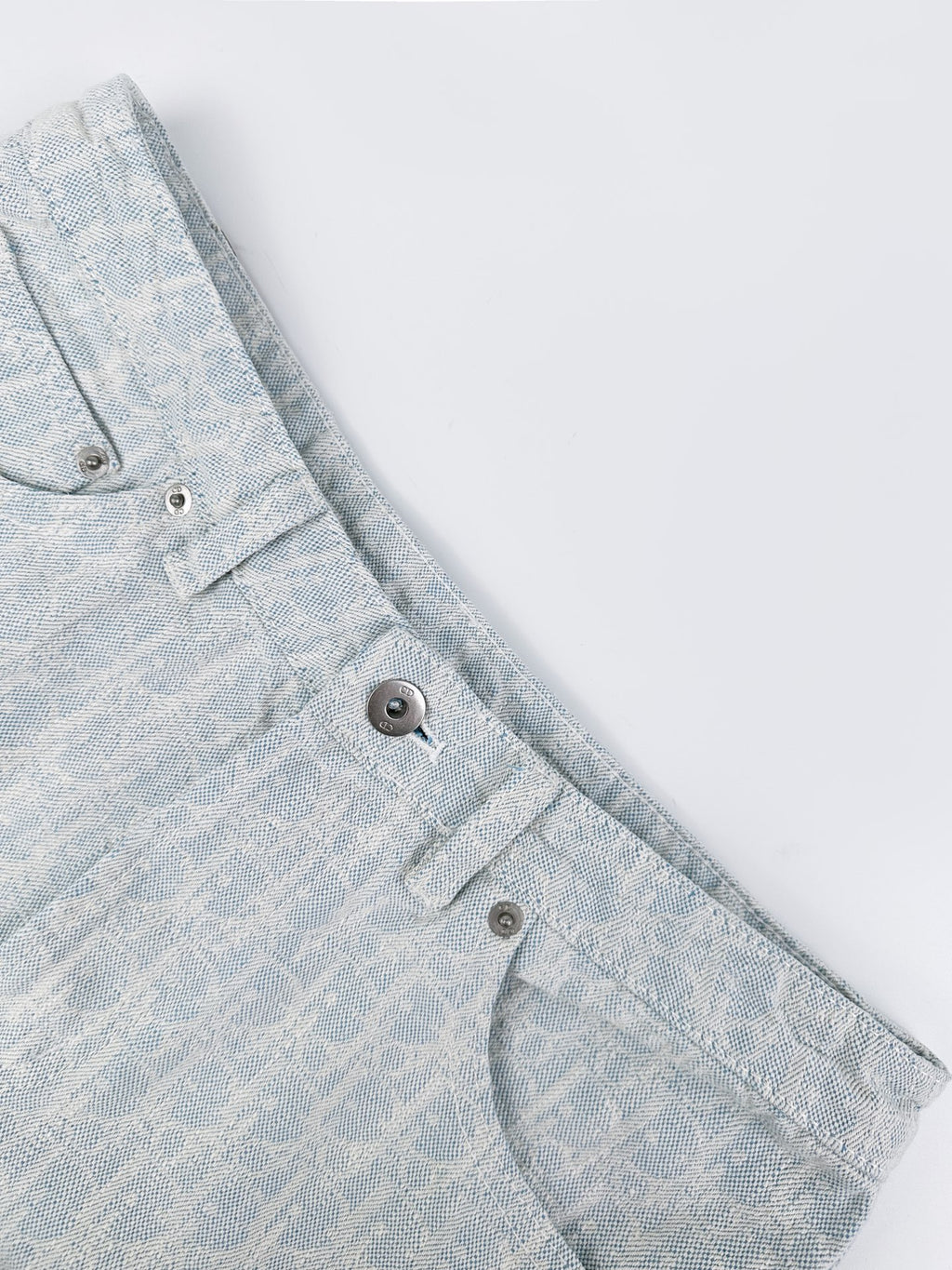 2026 Women's CD Full-Print Lettered Denim Pants (DD174)