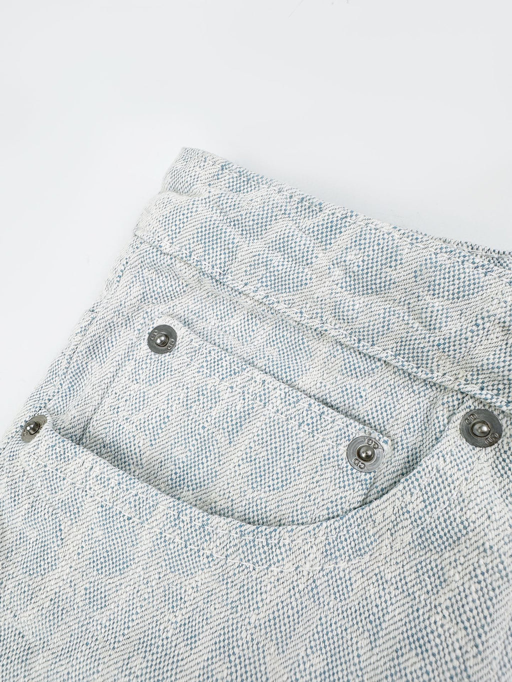 2026 Women's CD Full-Print Lettered Denim Pants (DD174)