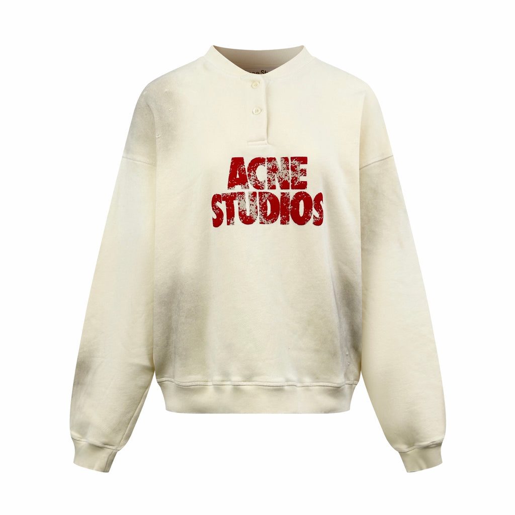 2026 Women's Acn Logo Printed Vintage Sweatshirt (FF765)