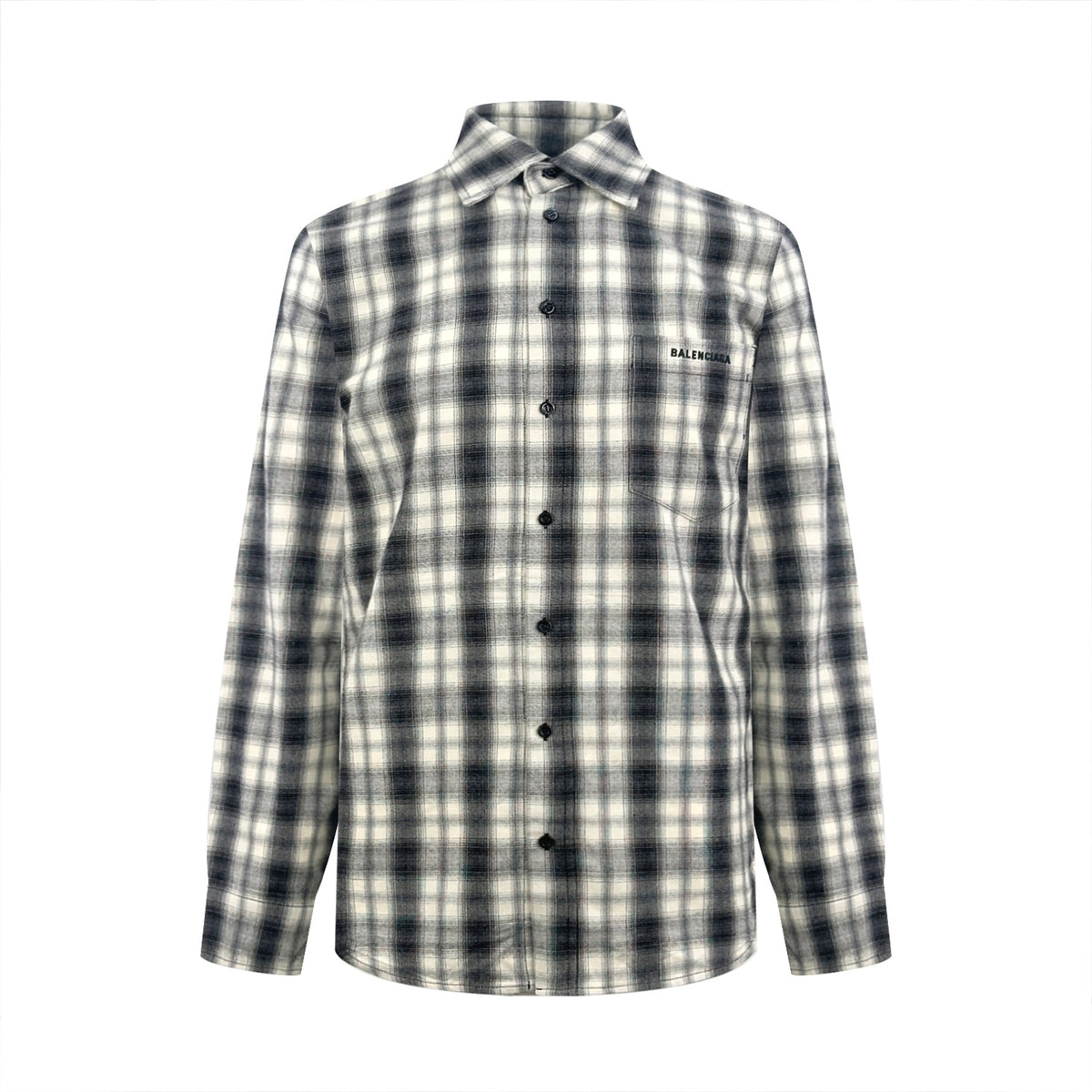 2026 new model Balen logo check shirt (AA685-B30)