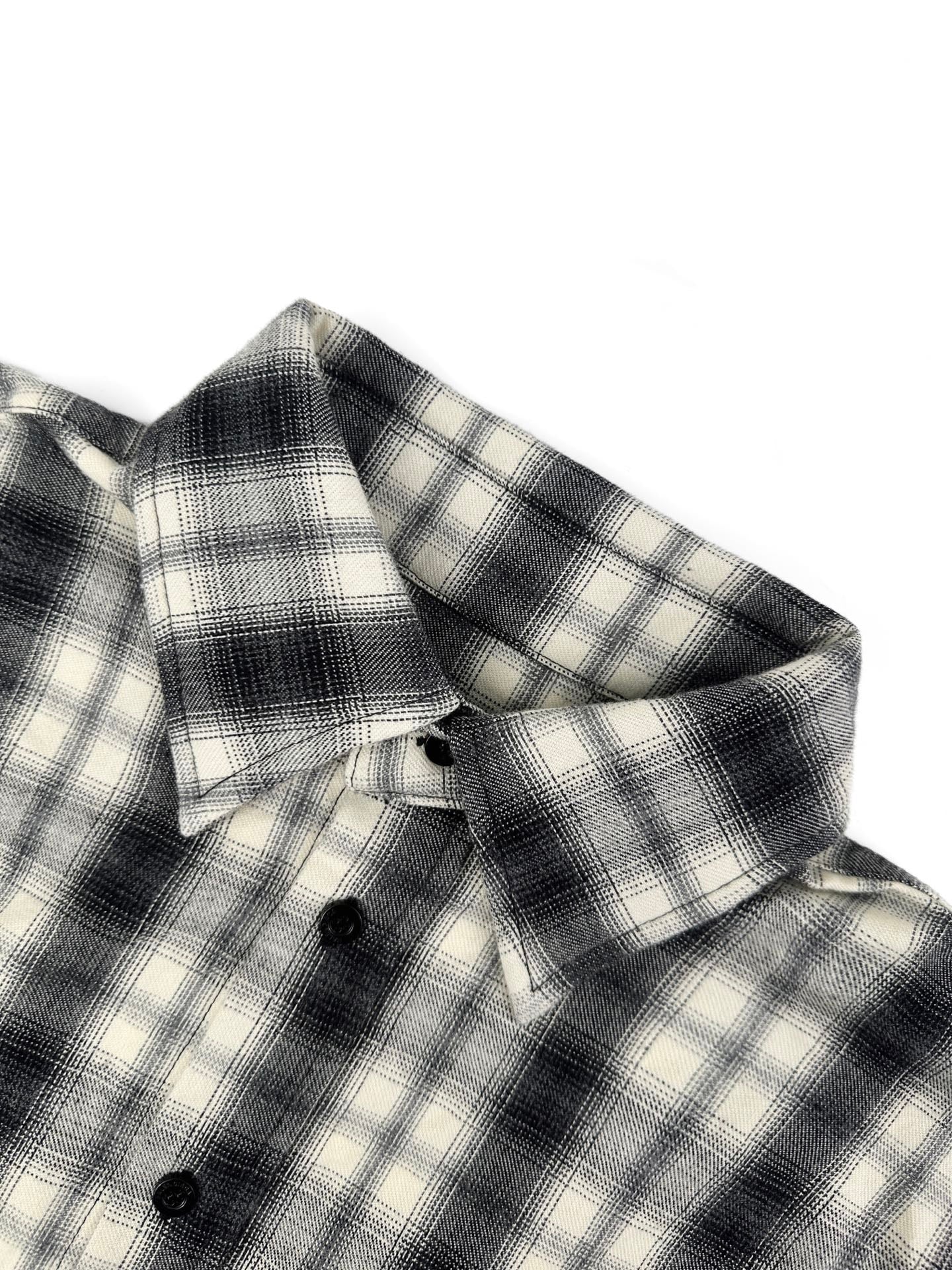 2026 new model Balen logo check shirt (AA685-B30)