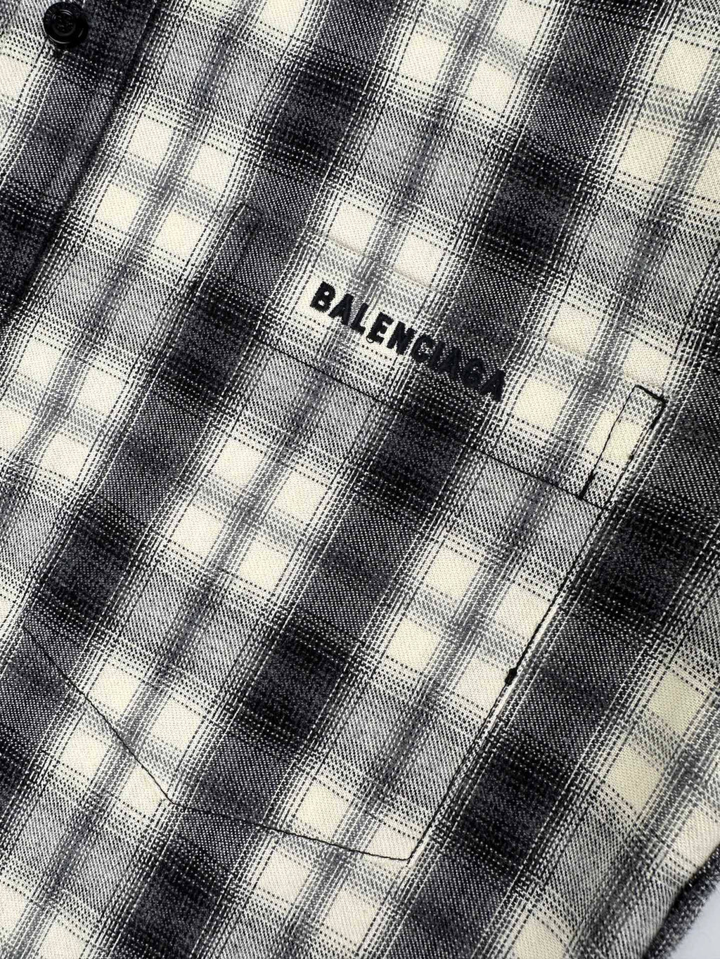 2026 new model Balen logo check shirt (AA685-B30)