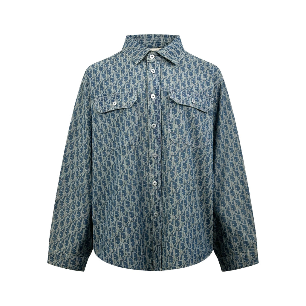 2026 New Style CD Printed Denim Jacket (BB4028-B70)