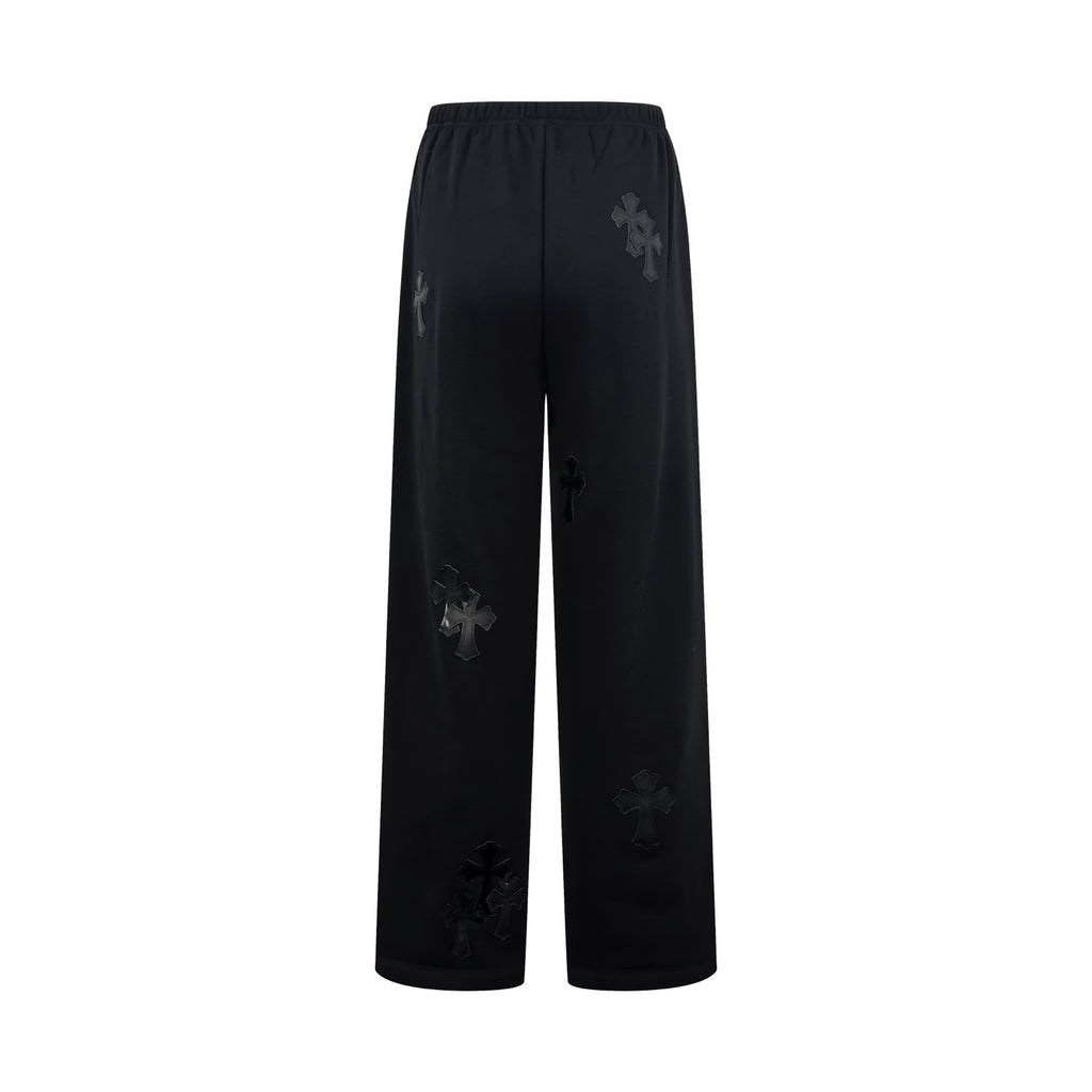 2026 New Model CH Cross Leather Patch Pants (CC7011-B90)