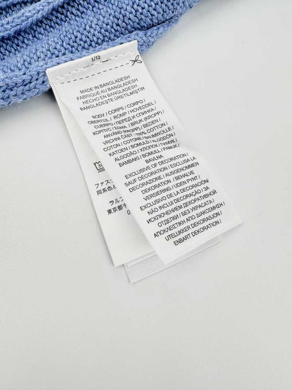 2026 New RL Decorative Knot Zip Knit Sweater (CC919-B30)