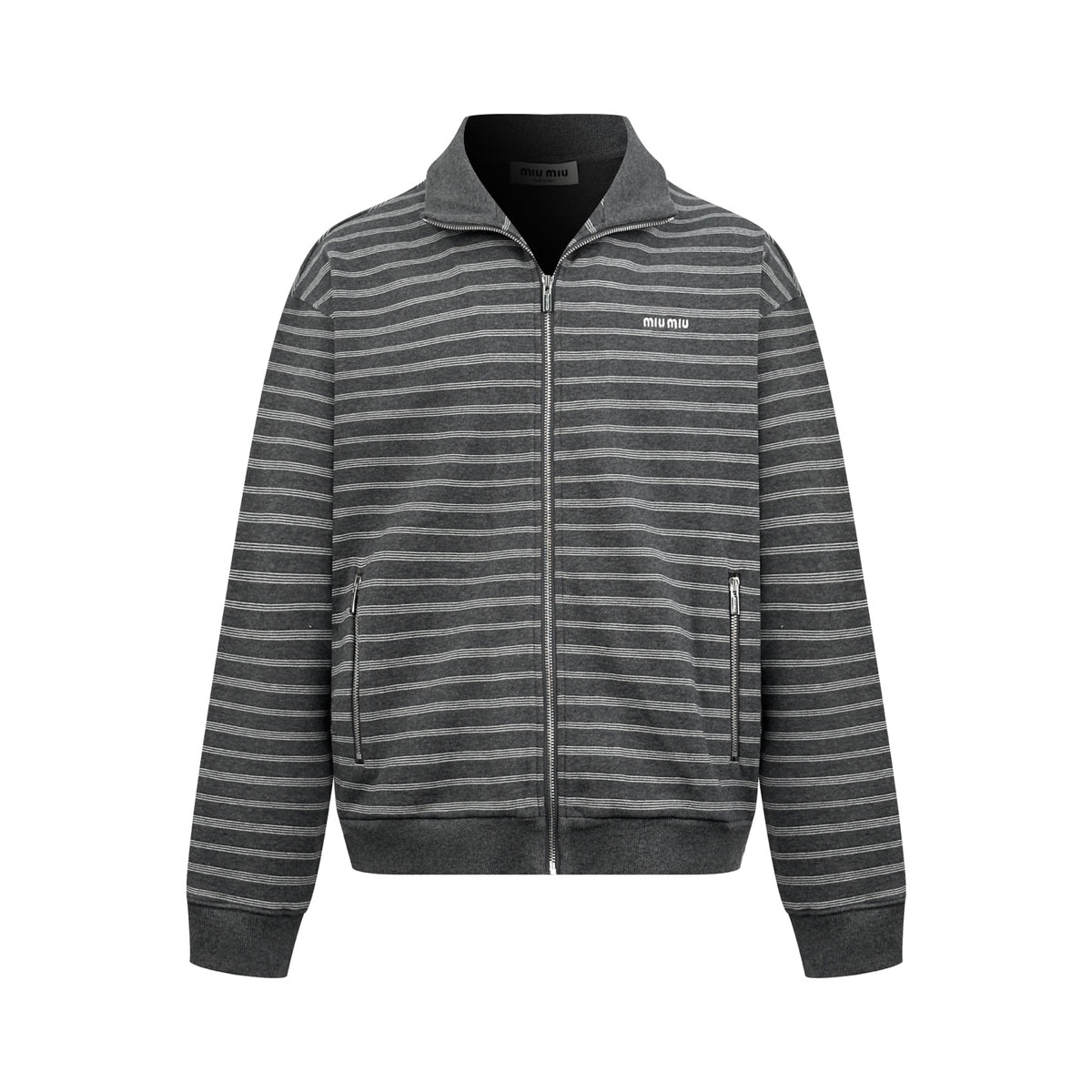 2026 New MM Logo Striped Zip-Up Jacket (CC7019-C15)