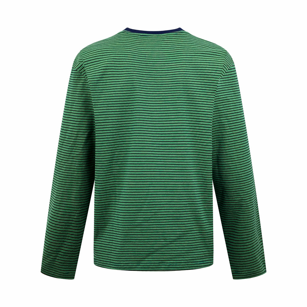 2026 Women's MM Logo Striped Long-Sleeved (FF816)
