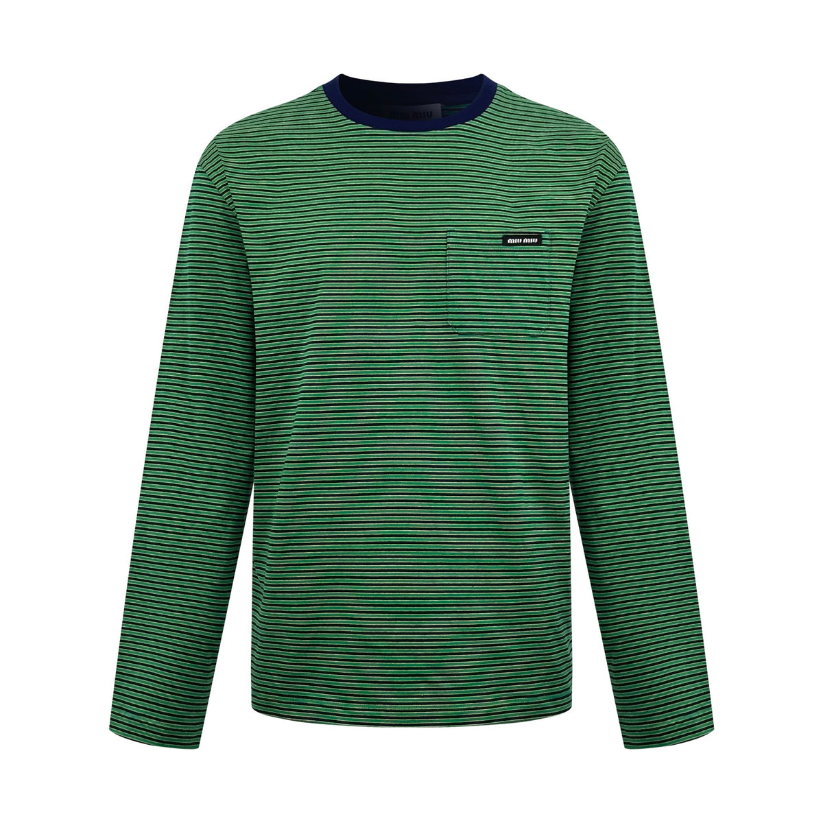 2026 New Model MM Logo Striped Long-Sleeved Shirt (CC7016-A70)