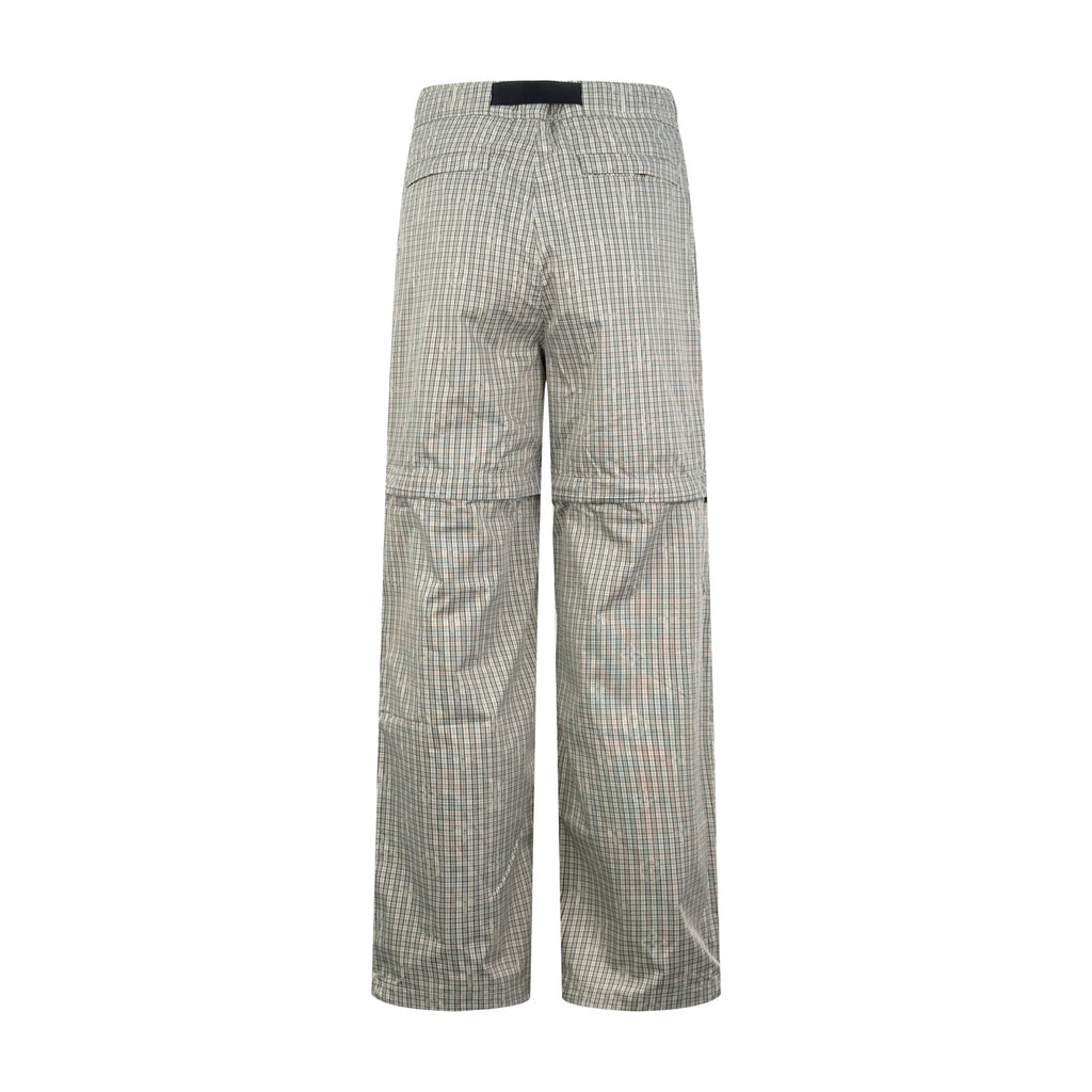 2026 new model LY logo check-pattern lined zipper pants (AA659-B85)
