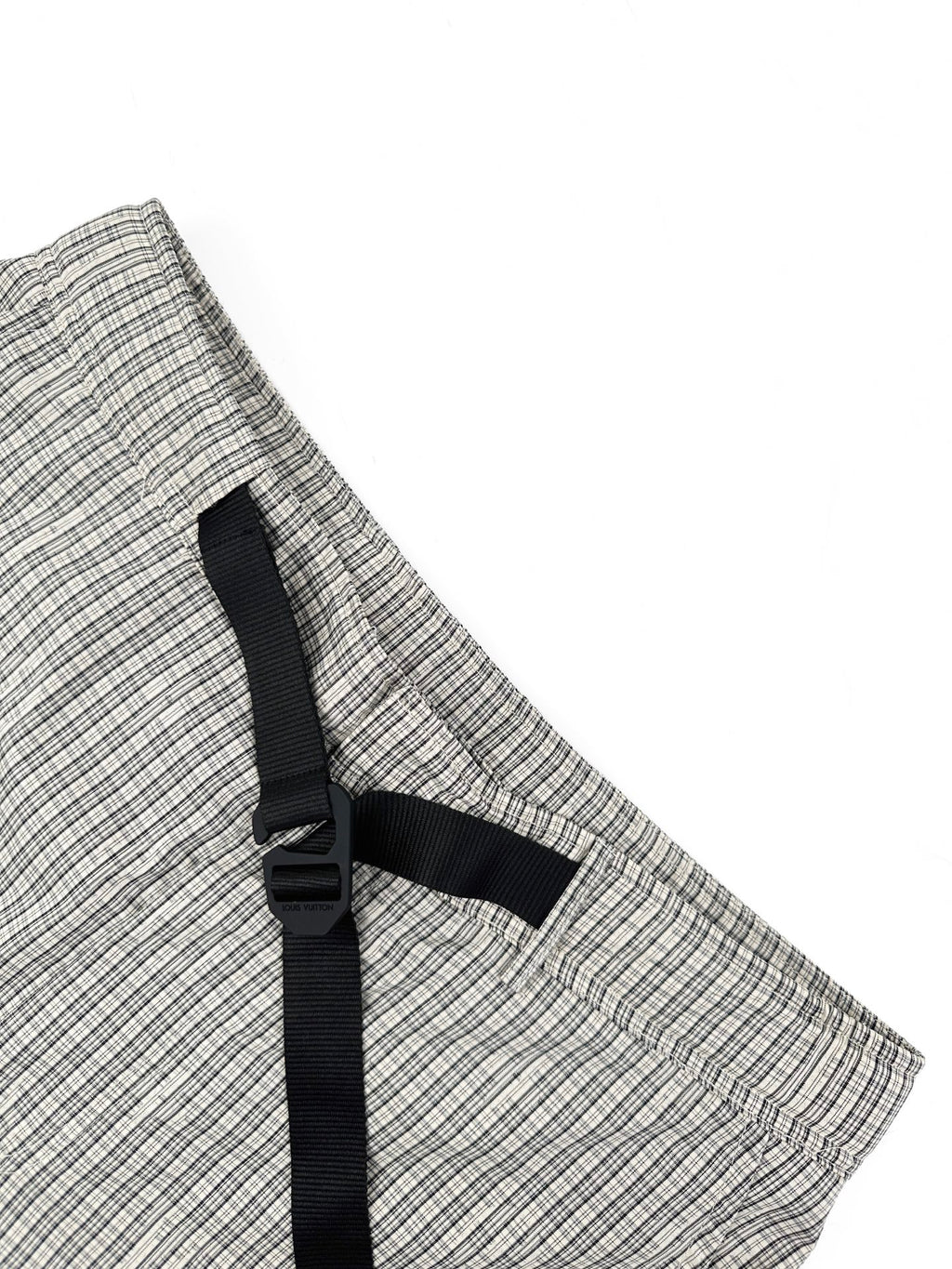 2026 new model LY logo check-pattern lined zipper pants (AA659-B85)