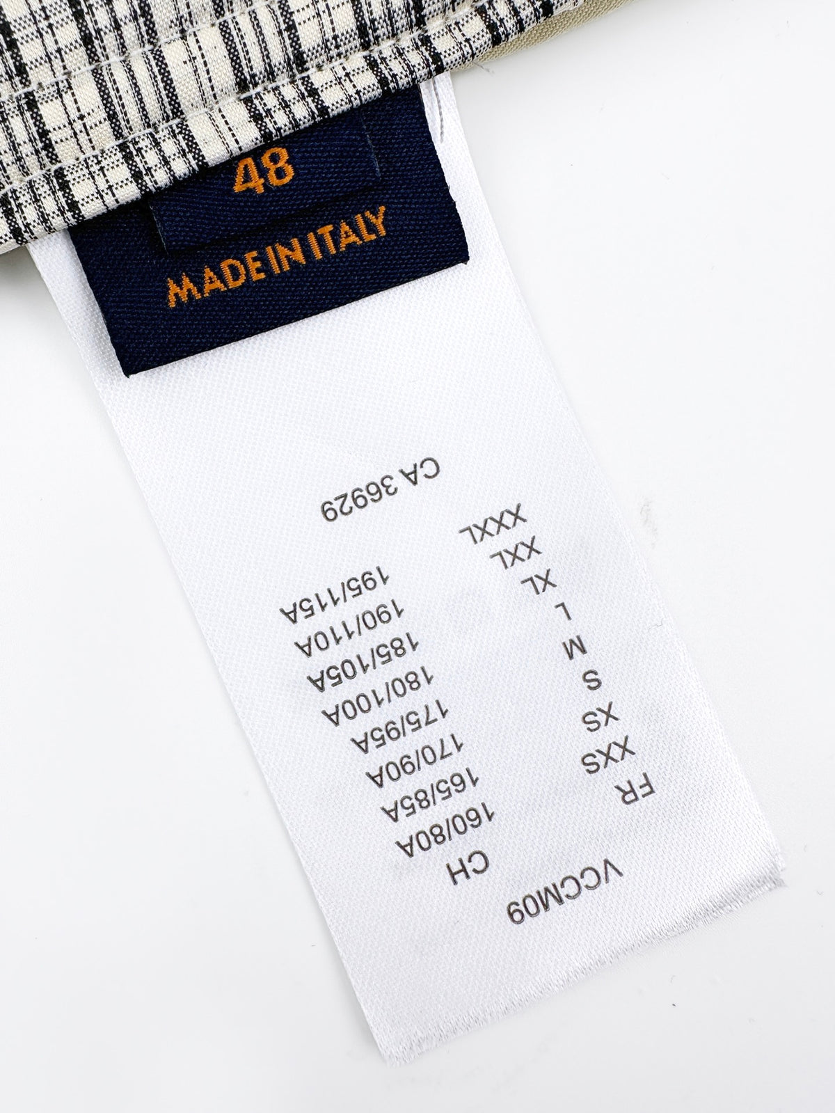 2026 new model LY logo check-pattern lined zipper pants (AA659-B85)