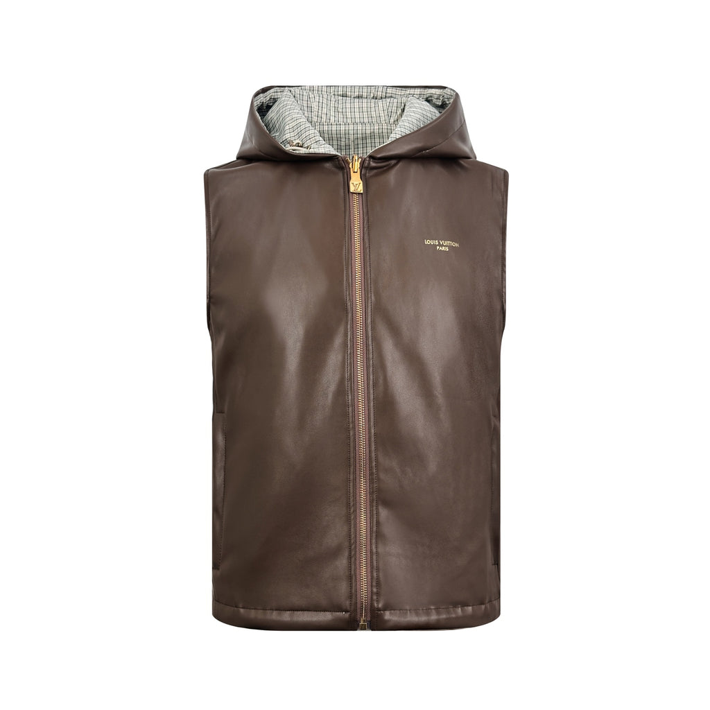 2026 New Model LY Check Double-sided Leather Jacket (AA630-C05)