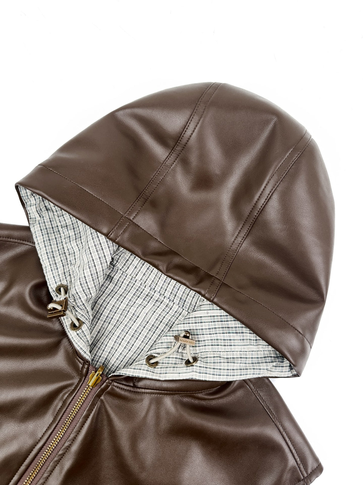 2026 New Model LY Check Double-sided Leather Jacket (AA630-C05)