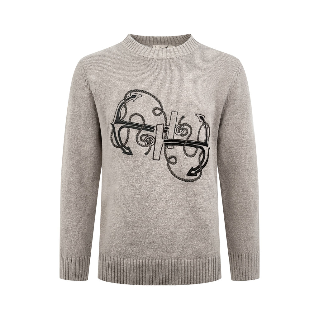 2026 New Model H-shaped Embroidered Sweater (AA691-B35)