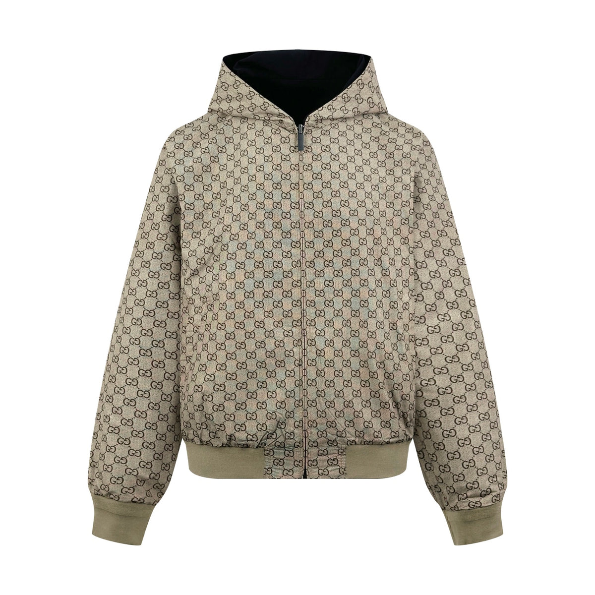 2026 New Model GU Embroidered and Printed Double-Sided Zipper Coat (AA692-B95)