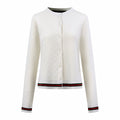2026 Women's GU Full-Print Jacquard Sweater Blazer (DD183)