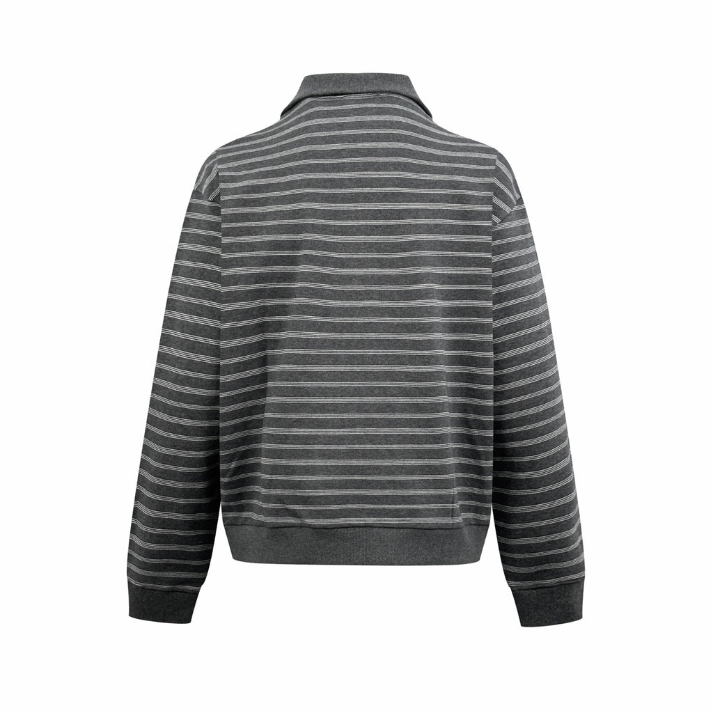 2026 Women's MM Logo Striped Zip-Up Coat (FF820)