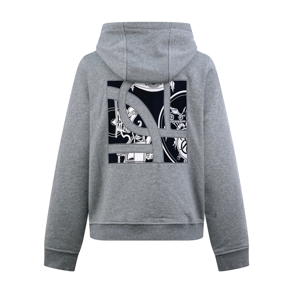 2026 New Model H Printed Fabric Lined Zipper Coat (AA683-B75)