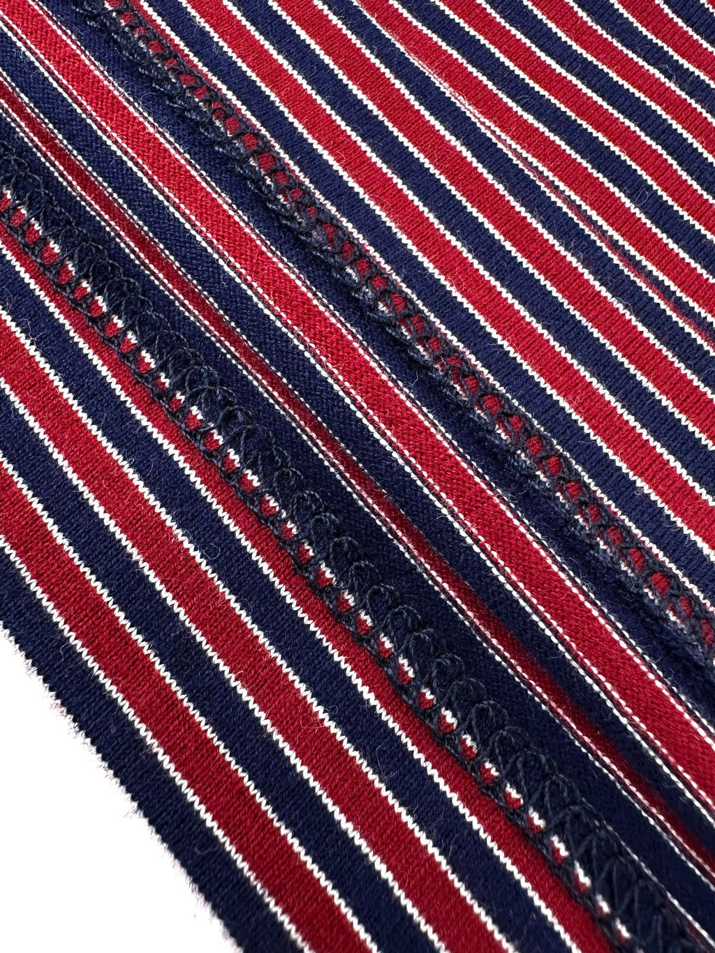 2026 New Model MM Logo Striped Henry Collar Long Sleeve (CC7017-A75)