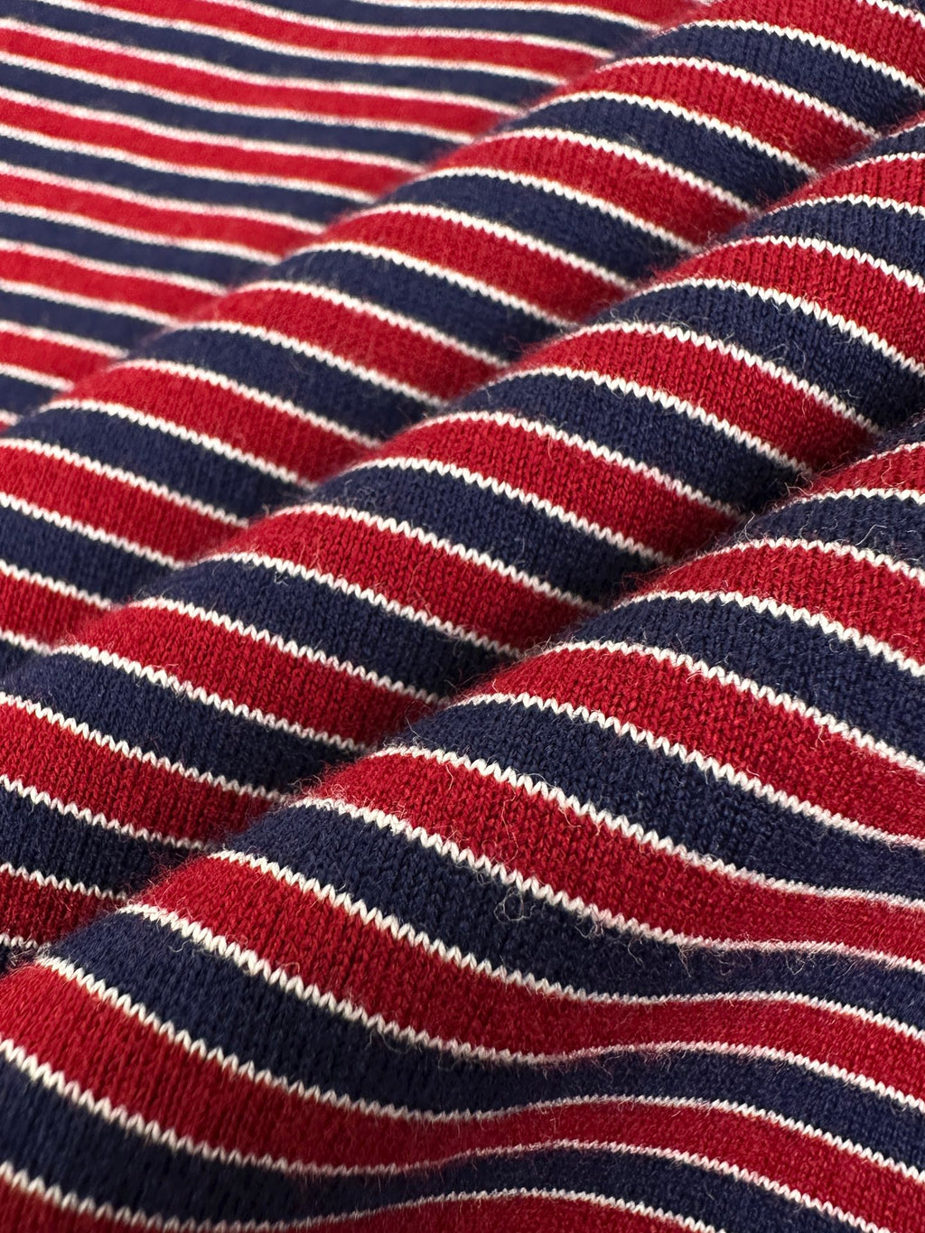 2026 New Model MM Logo Striped Henry Collar Long Sleeve (CC7017-A75)