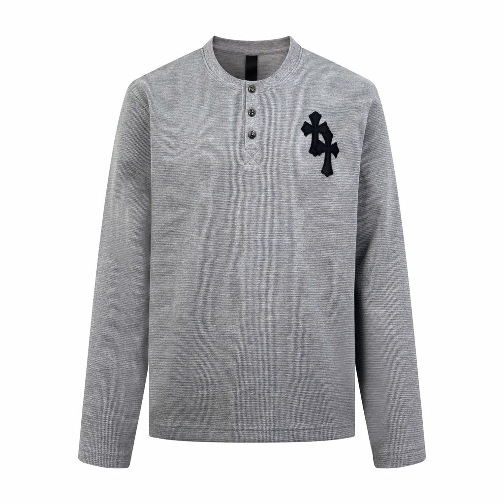 2026 New Model CH Cross Silver Button Long Sleeve (25292-A95)