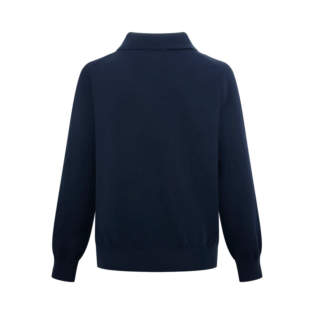 2026 New Model ZE Logo Polo Sweater (AA1031-B10)