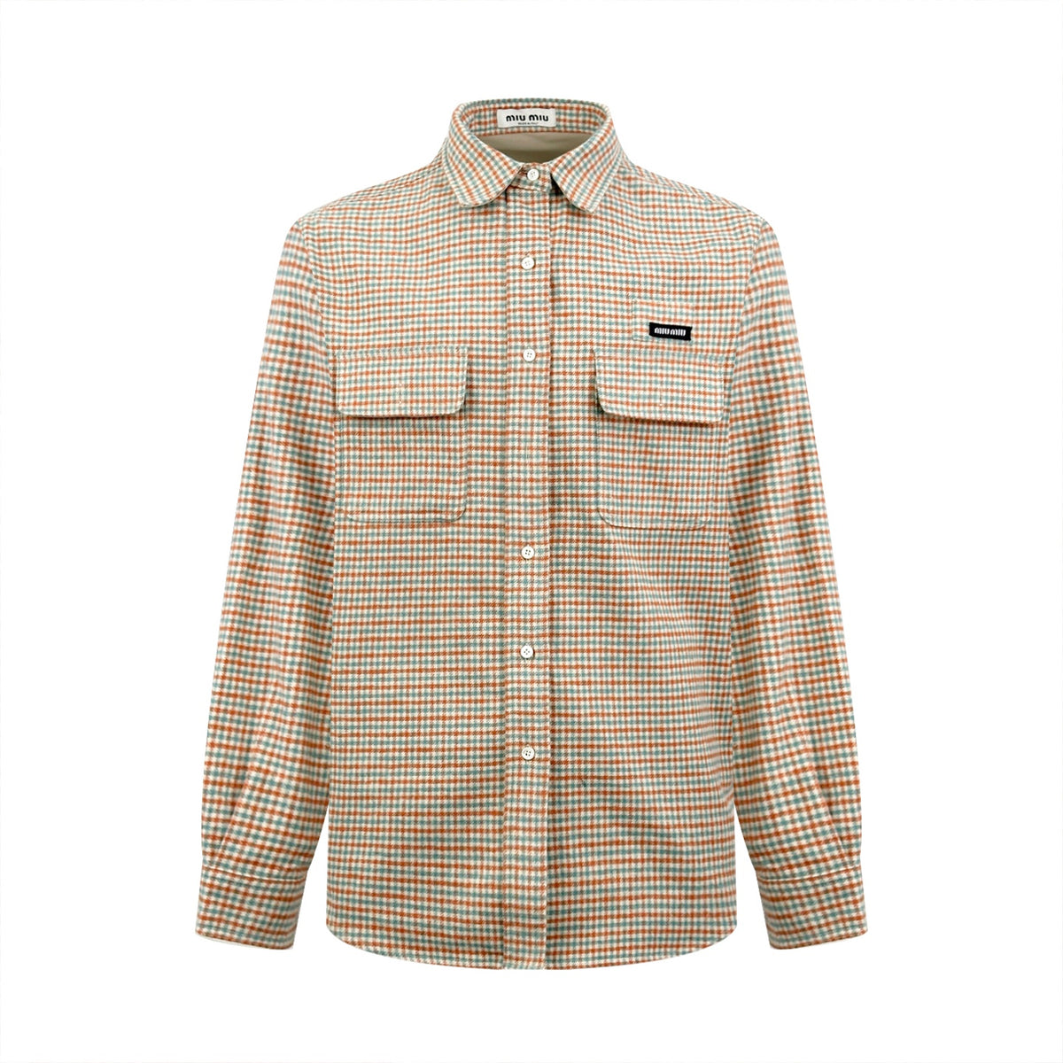 2026 new MM logo checked shirt jacket (CC7036-B70)
