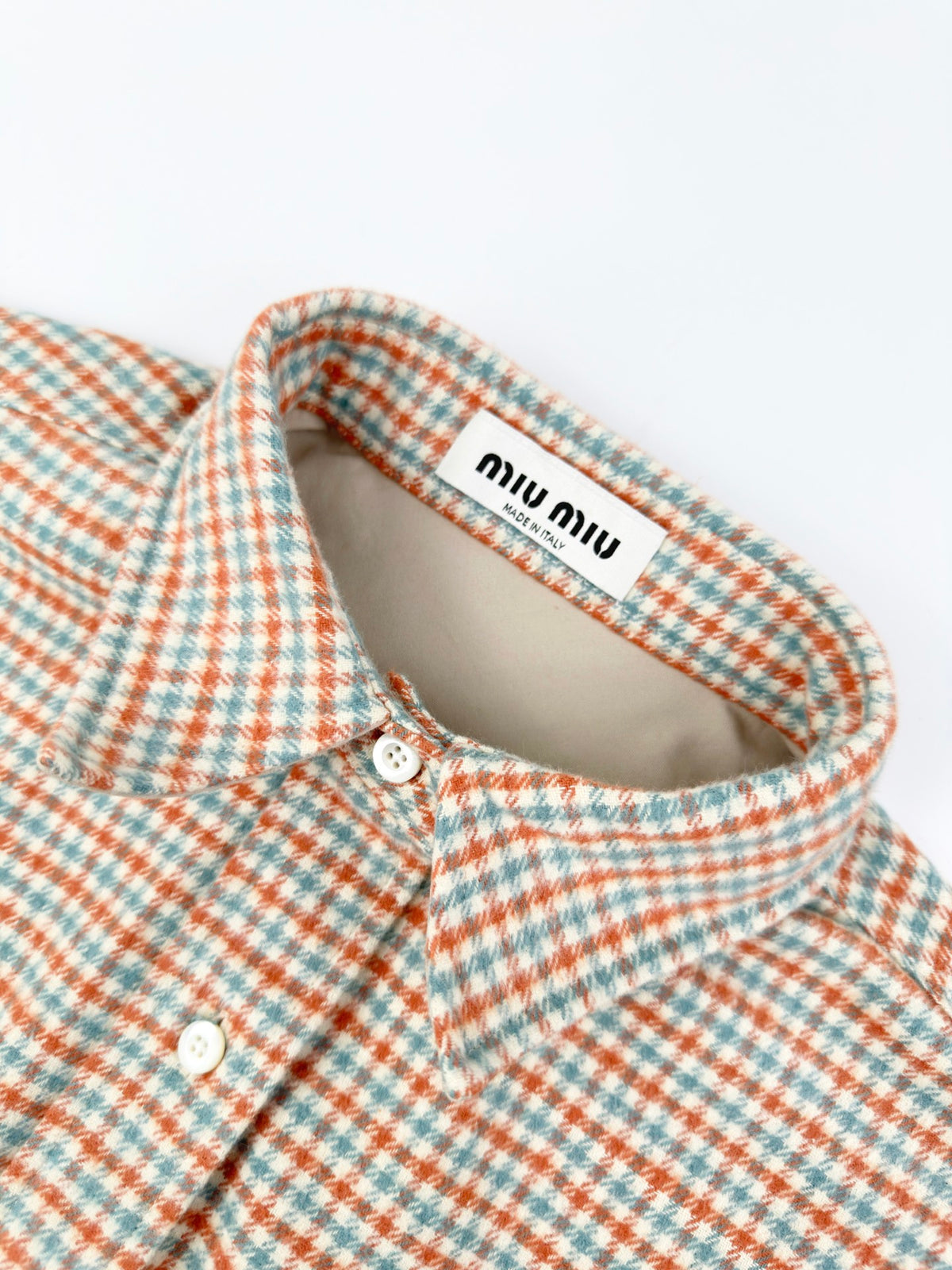 2026 new MM logo checked shirt jacket (CC7036-B70)