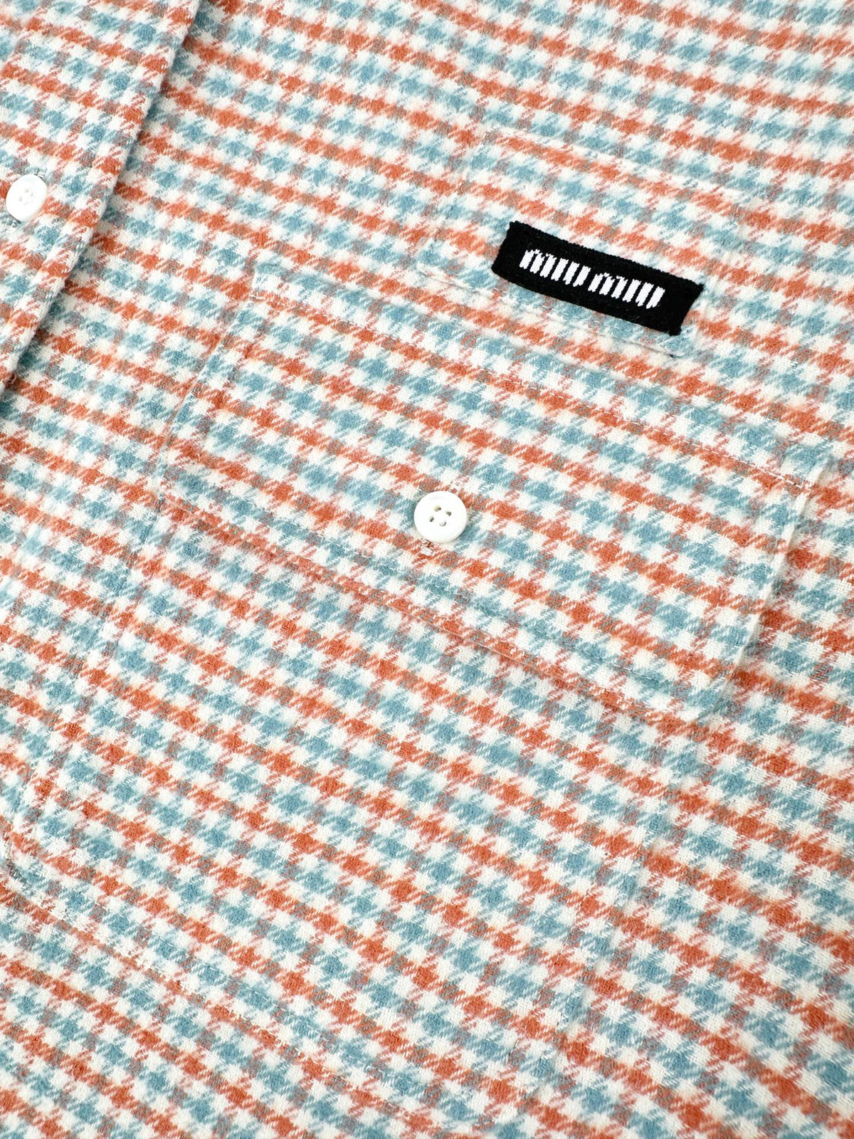 2026 new MM logo checked shirt jacket (CC7036-B70)