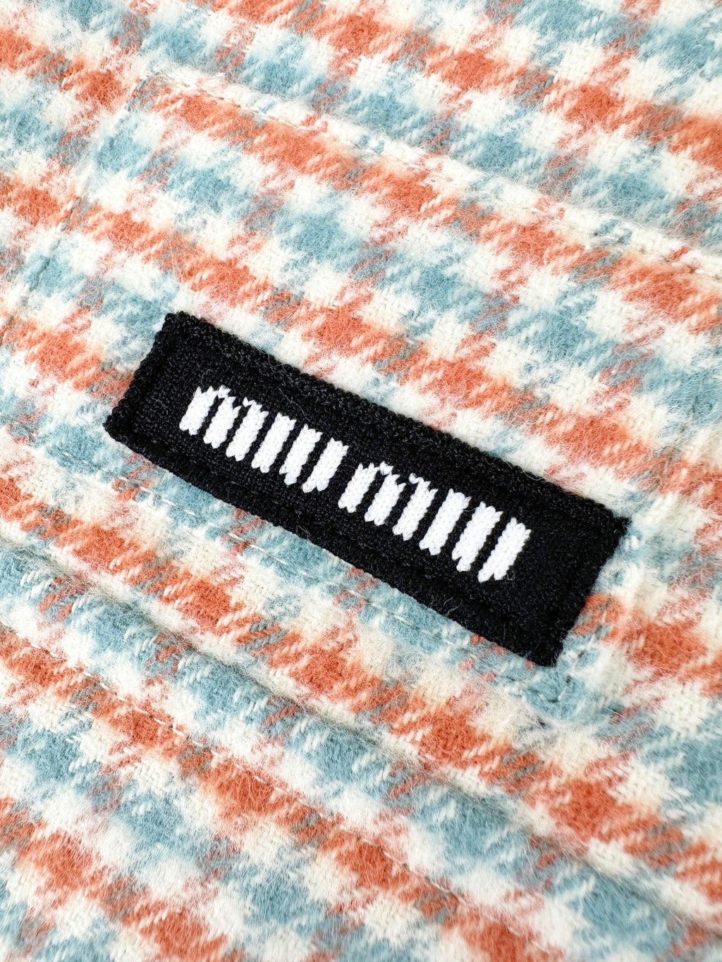 2026 new MM logo checked shirt jacket (CC7036-B70)