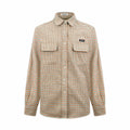 2026 Women's MM Logo Check Shirt Jacket (FF842)