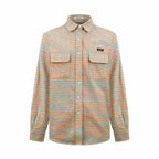 2026 Women's MM Logo Check Shirt Jacket (FF842)