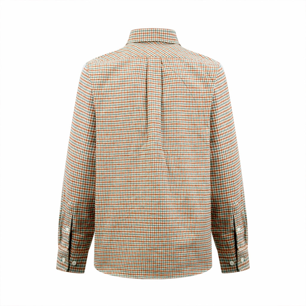 2026 Women's MM Logo Check Shirt Jacket (FF842)