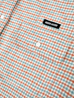 2026 Women's MM Logo Check Shirt Jacket (FF842)
