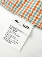 2026 Women's MM Logo Check Shirt Jacket (FF842)