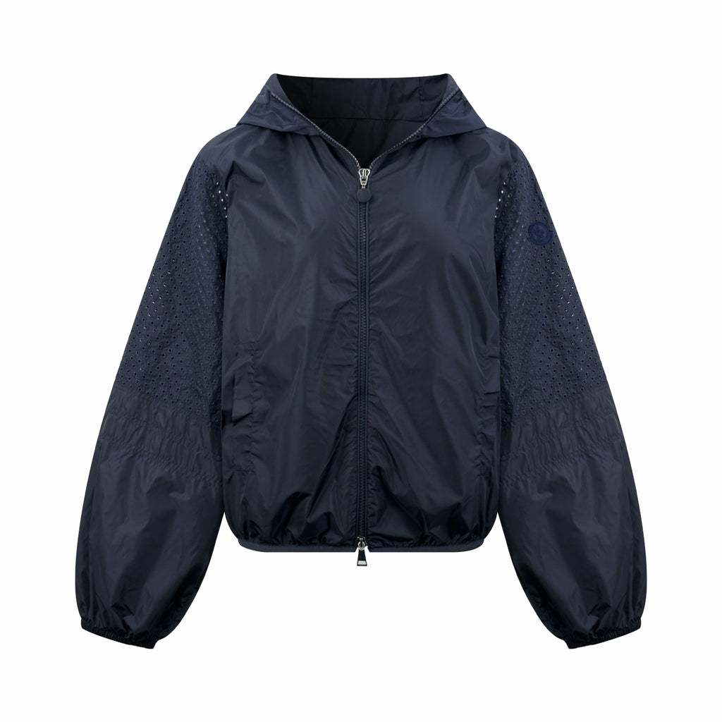 2026 Women's Mon Logo Hollowed-out Hooded Jacket (DD175)
