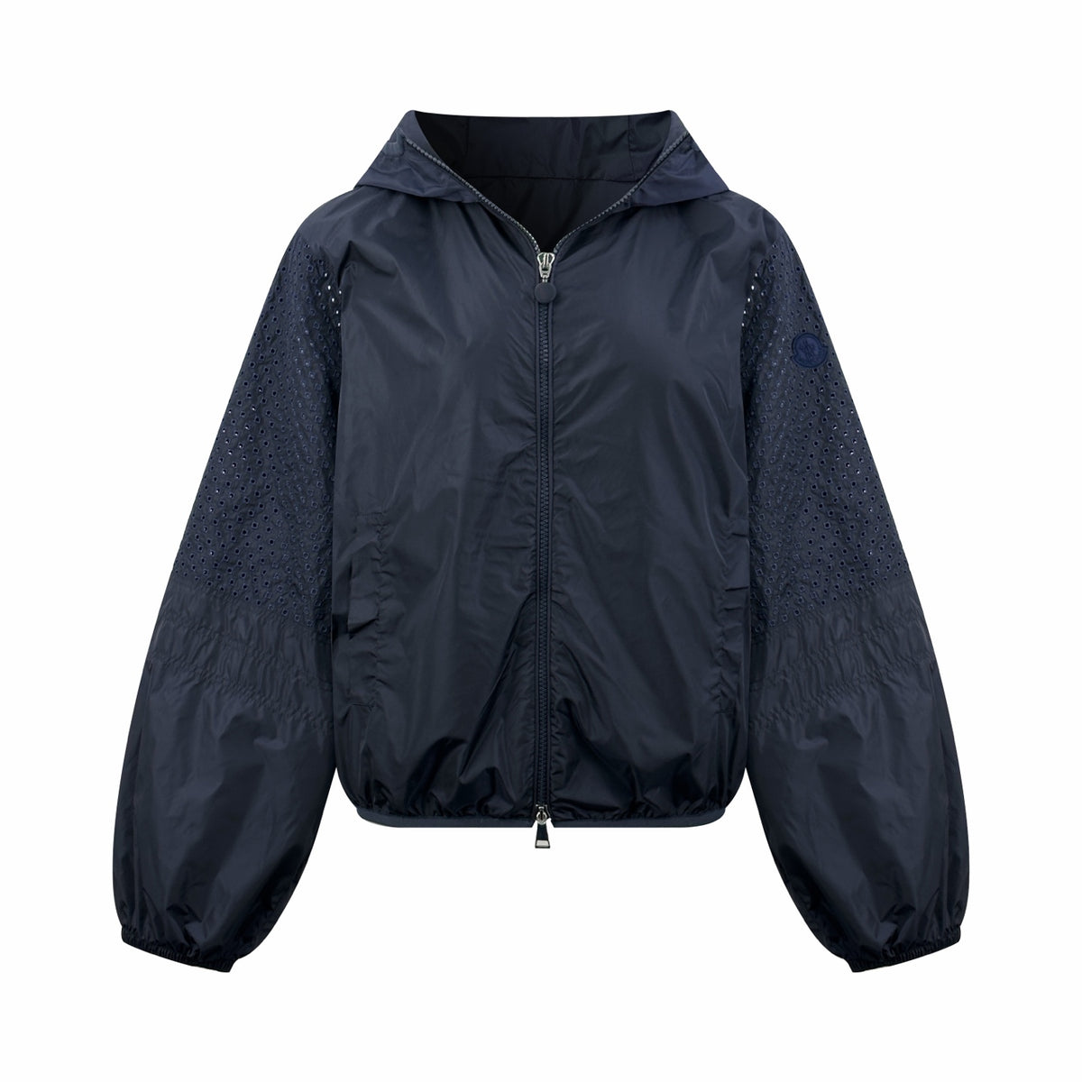 2026 Women's Mon Logo Hollowed-out Hooded Jacket (DD175)