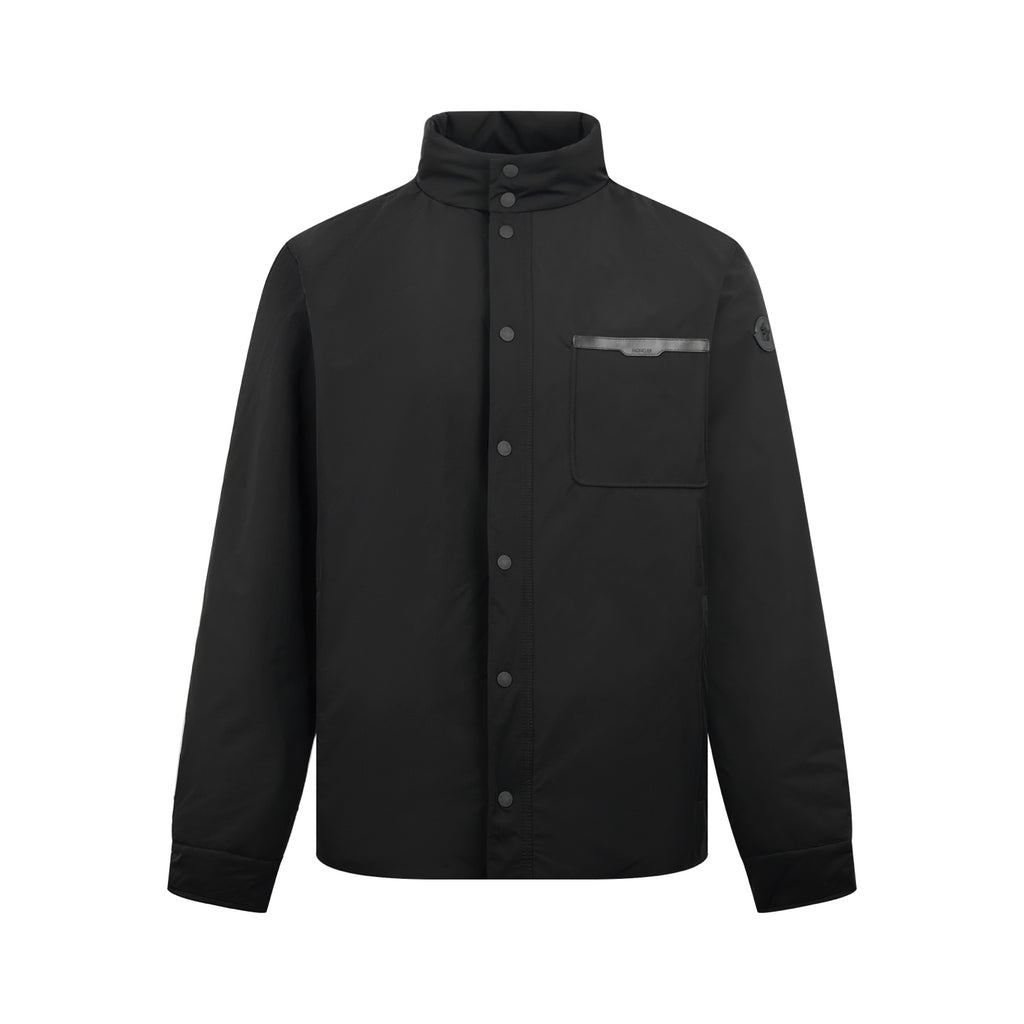 2026 New Mon Leather Patch Logo Down Jacket (AA679-D35)