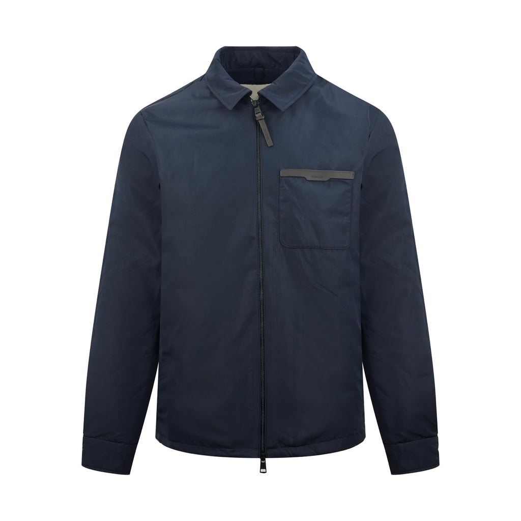 2026 New Mon Leather-Patch Pocket Zipper Down Jacket (AA680-D35)