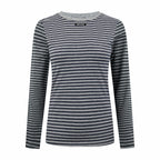 2026 Women's MM Logo Striped Long-Sleeved (FF844)