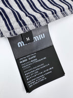 2026 Women's MM Logo Striped Long-Sleeved (FF844)