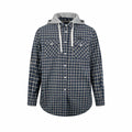 2026 Women's MM Check Pattern Hooded Coat (EE453)